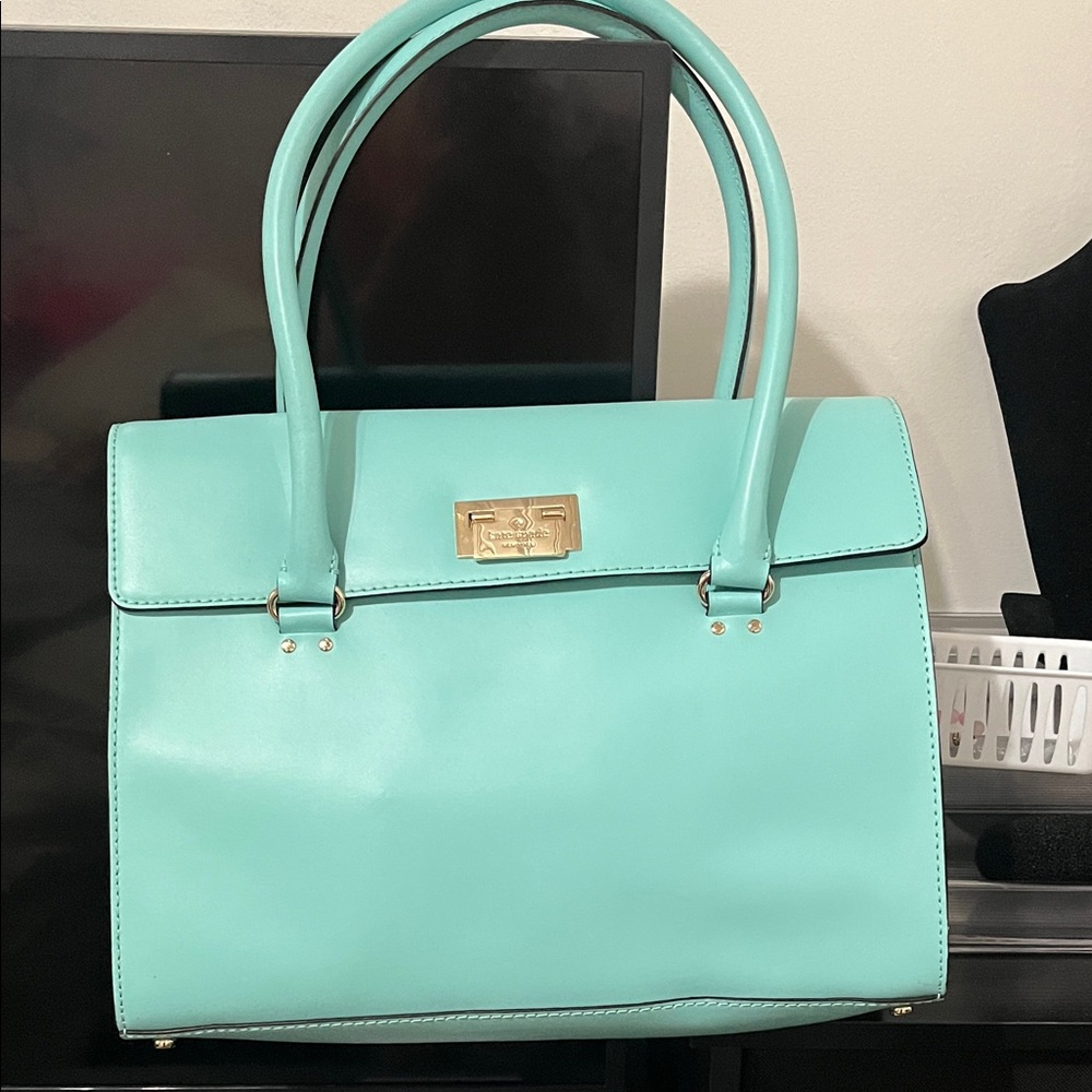 Kate Spade Elegant Mint Green Handbag